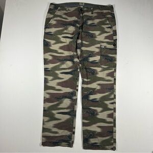 Size 38x31 Mens Vans Off The Wall Bellwood Camo Cargo Pants Skater Chinos